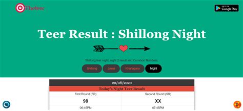 night shillong teer|teer meghalaya night.